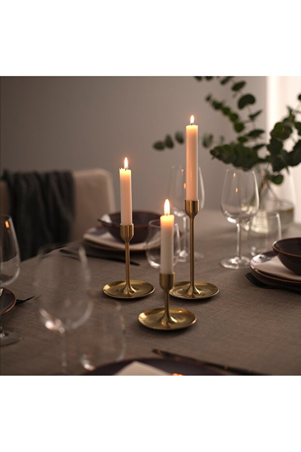 Fulltalıg Şamdan, Üçlü, Bronz - 4