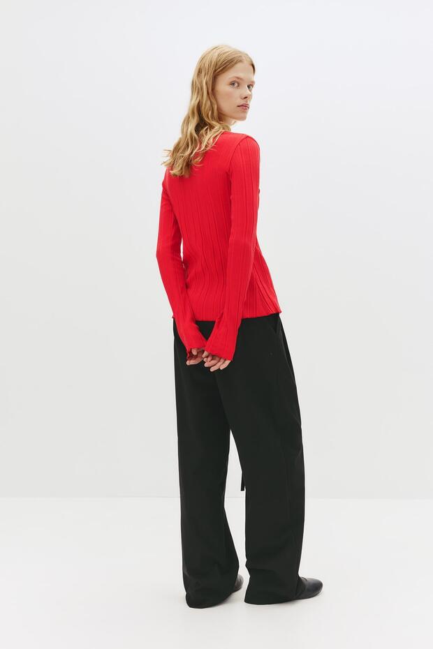 Kopçalı uzun kollu top - 3