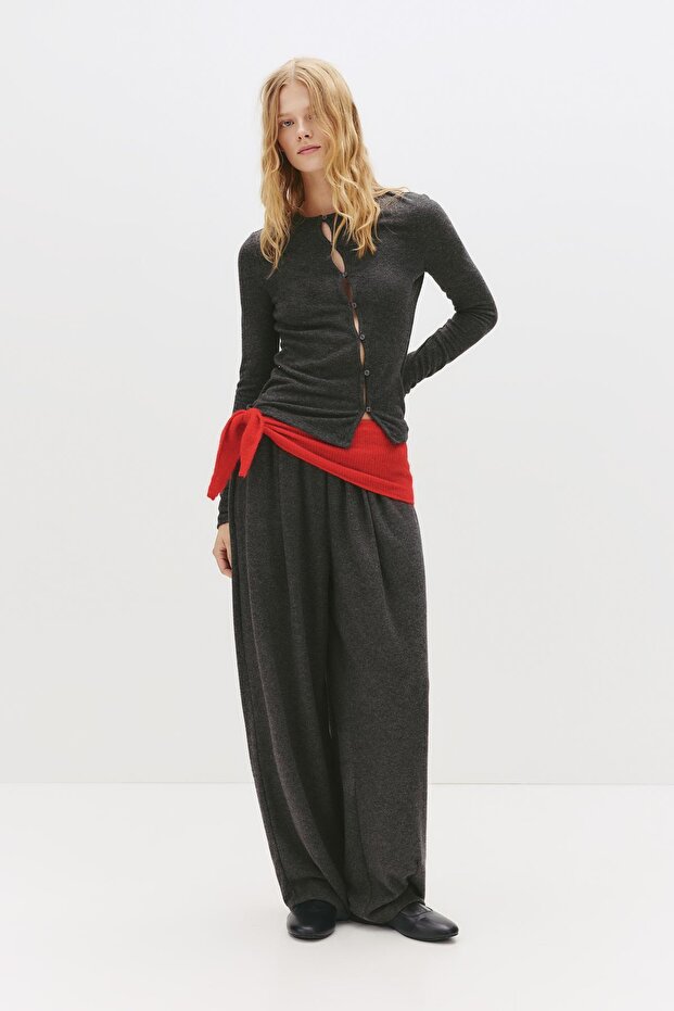 Soft touch düğmeli tişört - 2