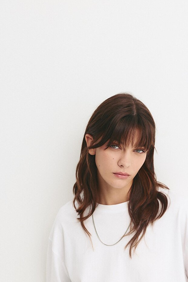 Boxy uzun kollu tişört - 5