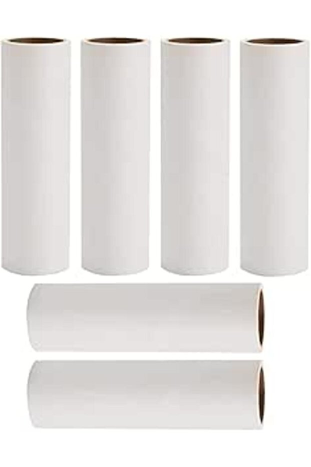Tahbarshi Lint Roller Refills, 6 Pack Large 16 cm Lint Roller Replacement Rolls, Pre-Cut Extra Stick