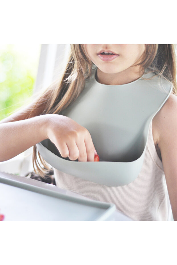 Silikon BASICS Önlük - Misty Lilac - 5