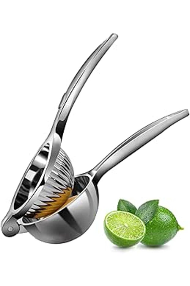 Azonee Lemon Squeezer, Heavy Duty Lemon Juicer, Stainless Steel Lime Squeezer, Max Extraction Manual