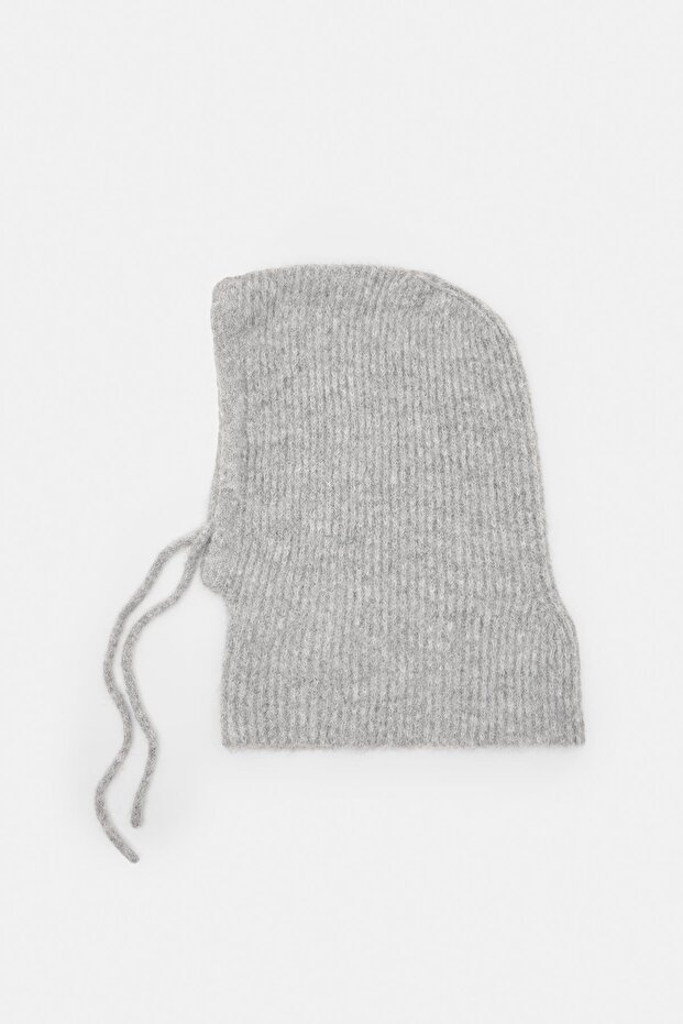 Kalın örgülü balaklava - 2