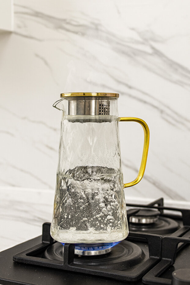 Glance Borosilkat Cam Sürahi 1800 ml Şeffaf - 1