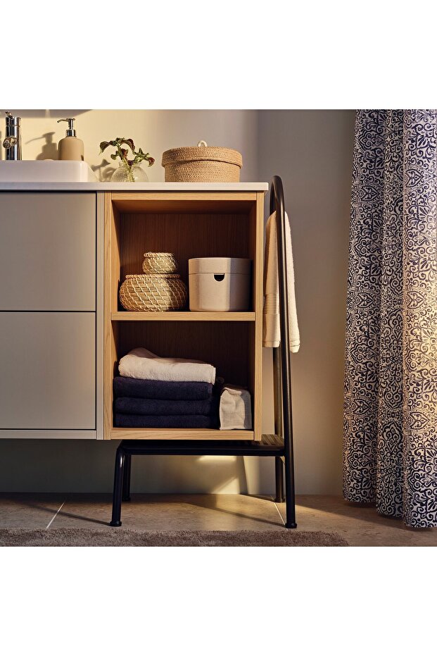 BÄSINGEN كرسي متدرج مع درابزين، أنثراسيت - 3