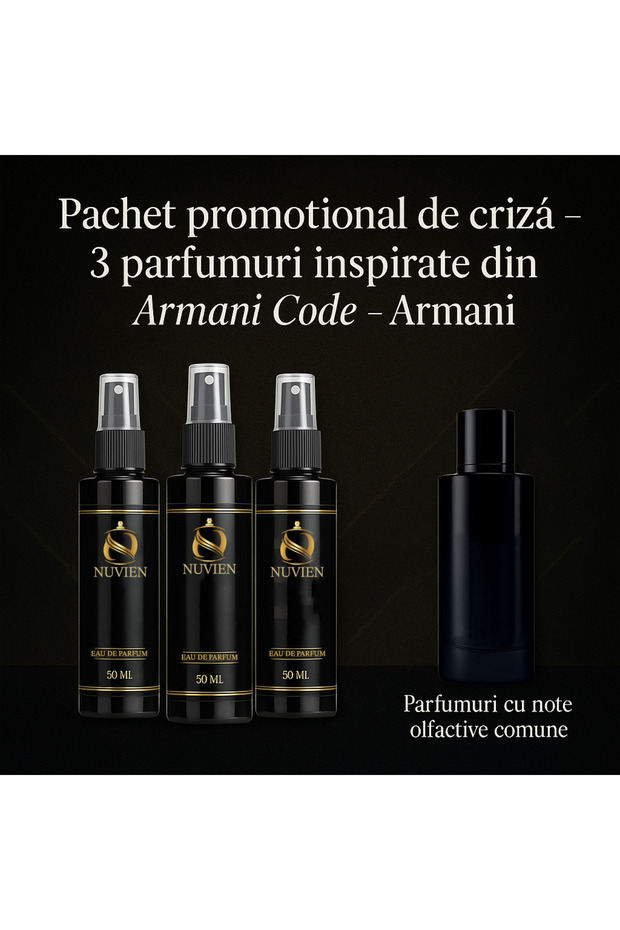Set of 3 Perfumes 50ml – Inspired by A. Code - 1