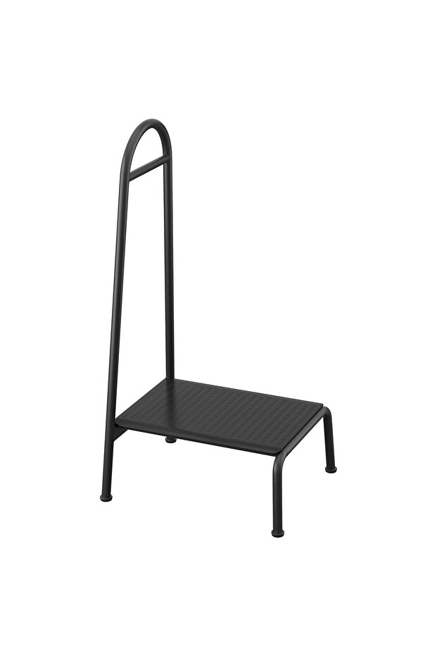 BÄSINGEN كرسي متدرج مع درابزين، أنثراسيت - 1