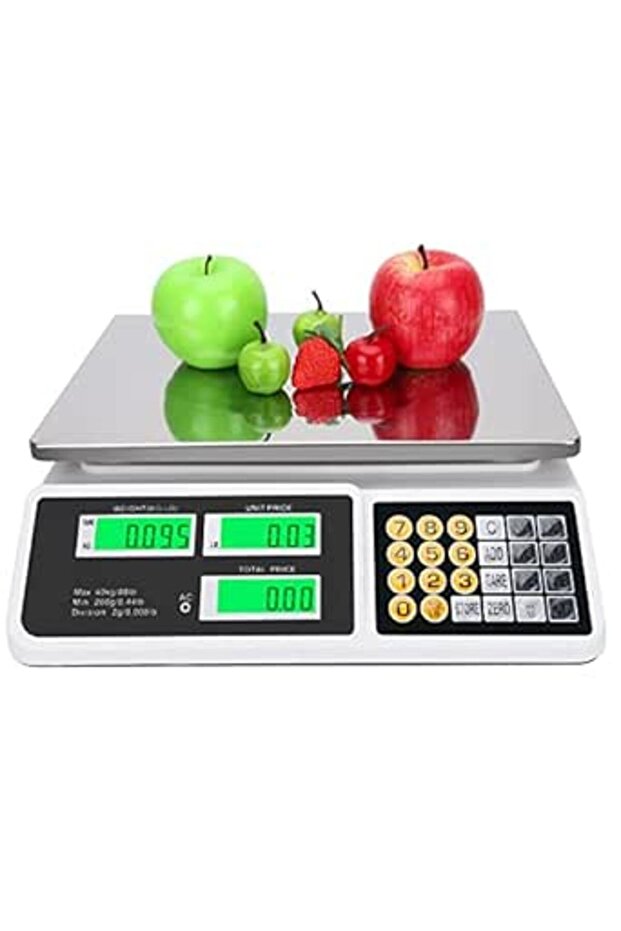 ميزان حساب الأسعار 88 رطل/40 كجم (لوحة مسطحة) - 1