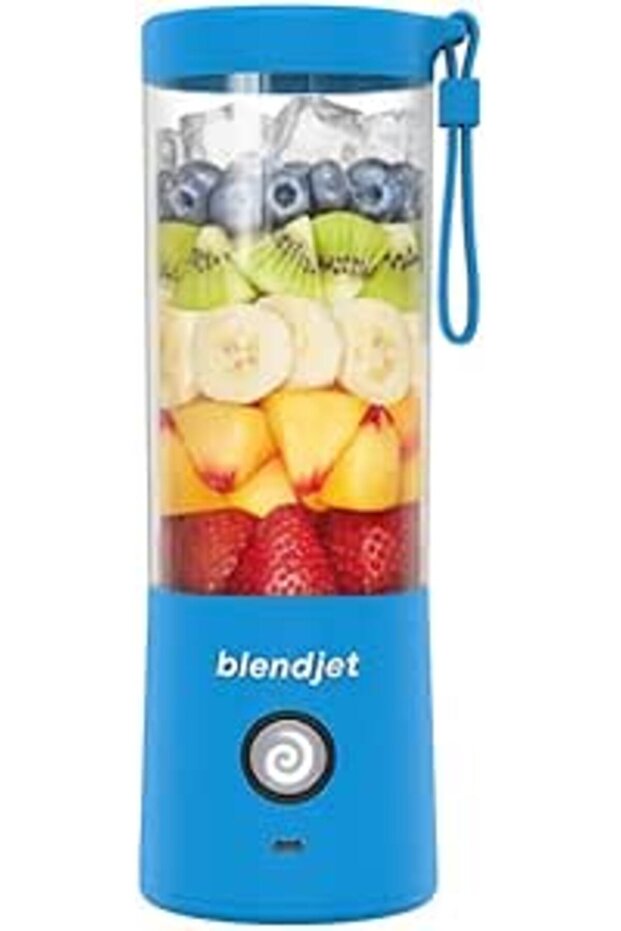 BlendJet-V2 Portable Blender - World's Most Powerful Compact 16Oz Blender @22,000 RPM, 6 Stainless S