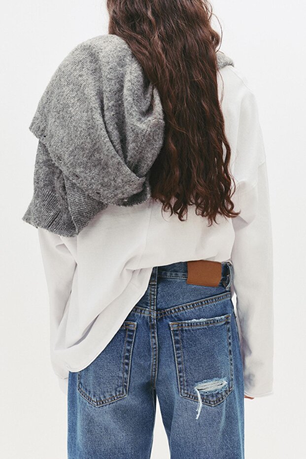 Orta bel slim fit jean - 6