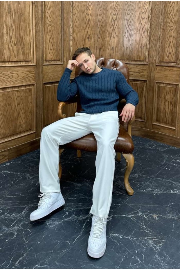 Saç Örgü Kazak - 3