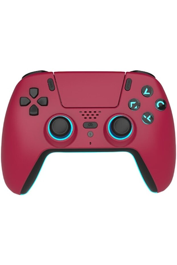 Trade Invaders Wireless Bluetooth Controller For PS5 LED Cherry Red - 1