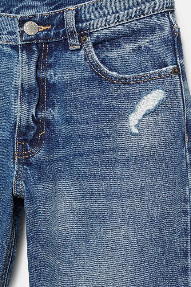 Orta bel slim fit jean - 8