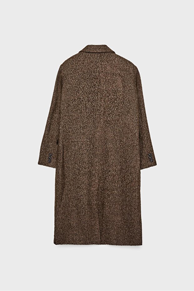 Oversize balıksırtı kaban - 7