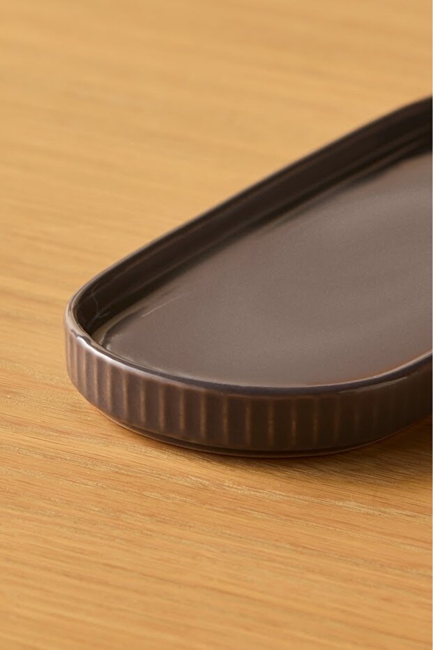 Massimo Kayık Tabak Antrasit 21 cm - 3