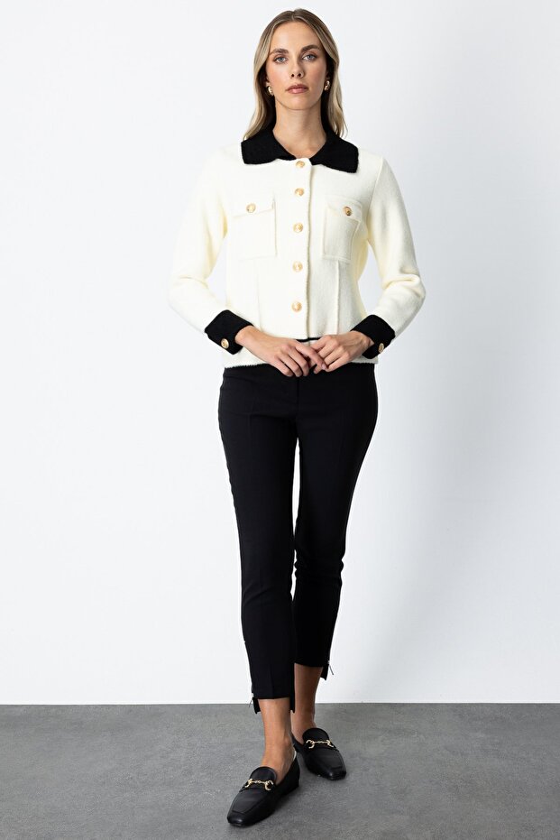 Çıt Çıtlı Cepli Ceket - 3