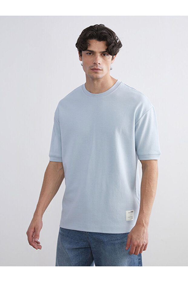 Rmz Gi̇yi̇m Farkiyla Zero Roba Collar Men's T-Shirt
