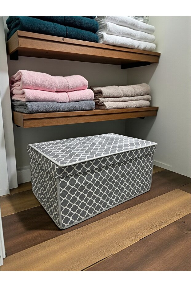 MEGA ÇOK AMAÇLI SAKLAMA KUTUSU,ORGANİZER,KUTU HURÇ,HURÇ,OYUNCAK KUTUSU,SAKLAMA KUTUSU 40X60X30 - 3