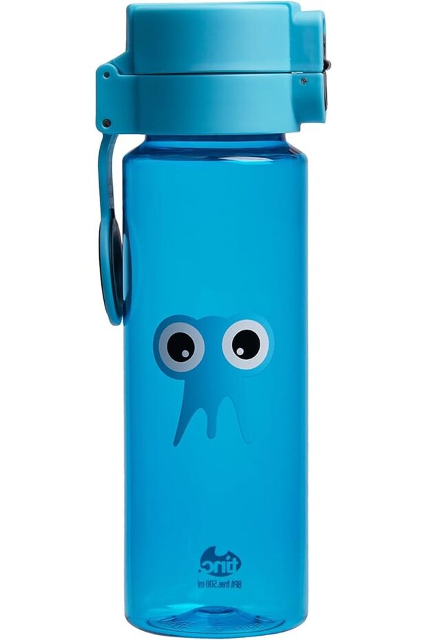 Tinc Water Bottle 17. 5oz | Kids Water Bottle for School | Flip and Clip Lockable Leak-Proof Water B