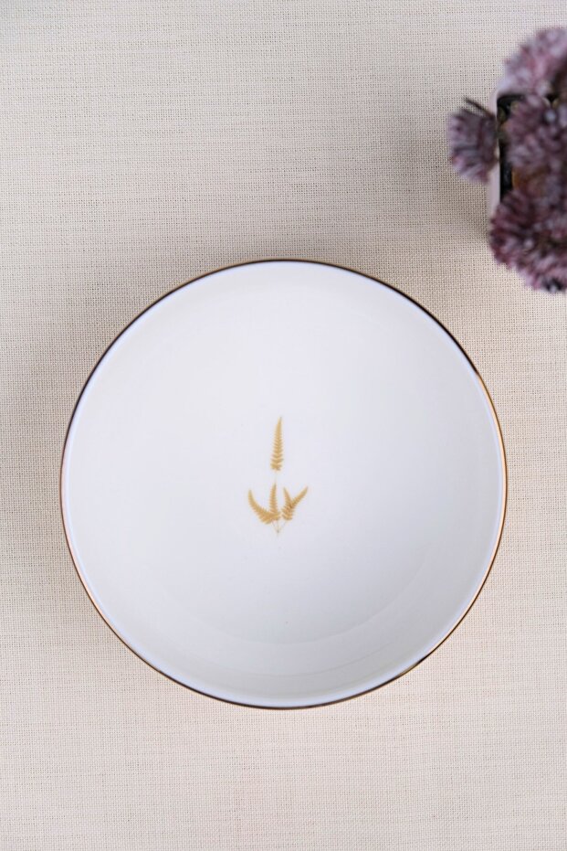 Tabak Evi Porcelain Natura Marinum Gold Gilded Bowl 13.50cm Single