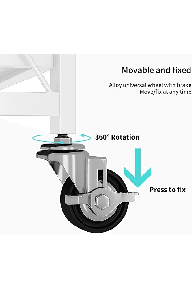 ارفف حديد متعددة الاستخدام 3 ارفف - 3