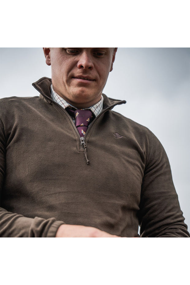 Bluza Elements, Benjamin Half Zip, Pine Green - 4