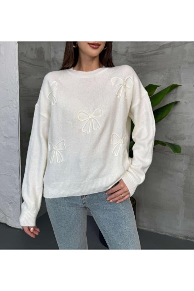 Pulover cu mânecă lungă, mărime standard - 1