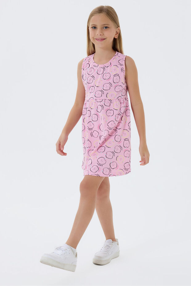 Kız Çocuk Pembe Elbise - 2