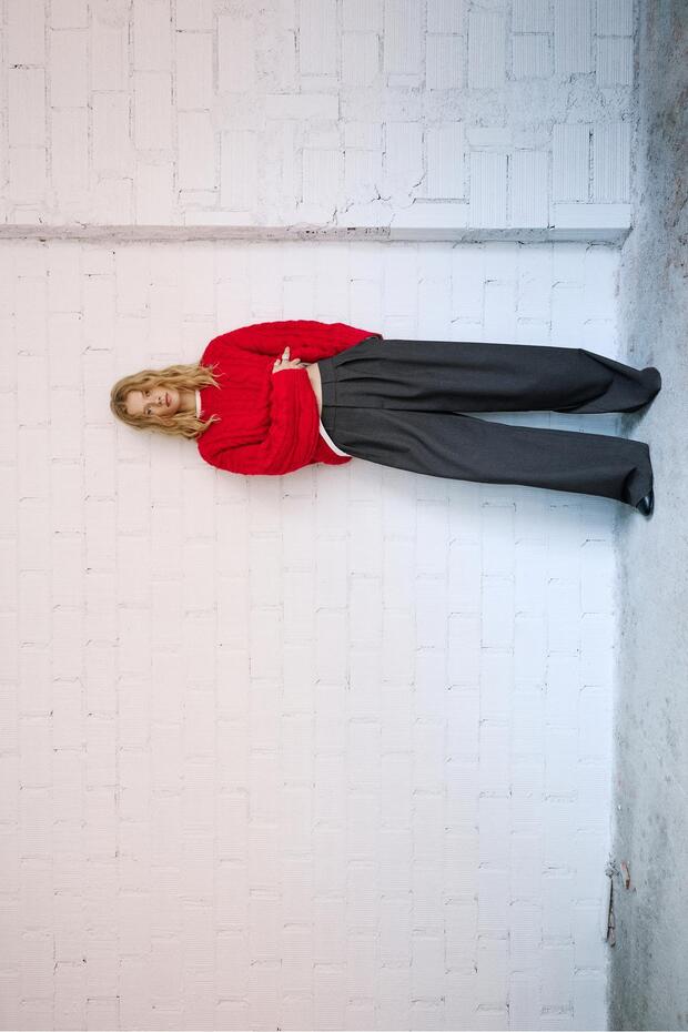 Çift pensli klasik pantolon - 1