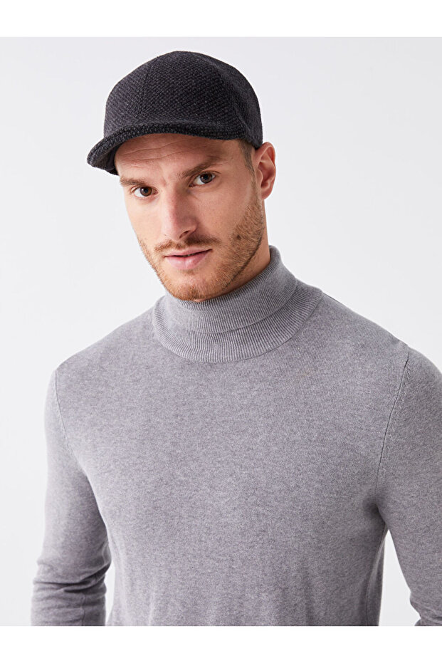 Create Your Style from Uzg Store |   Herringbone Patterned Men's Cap Hat - 3