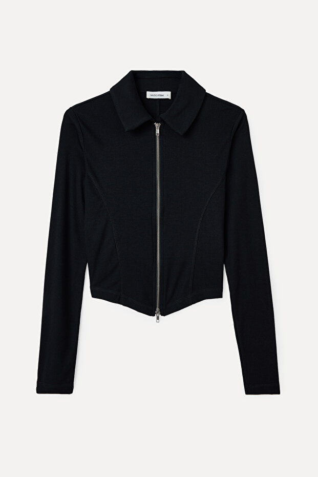 FITTED FERMUARLI BLUZ - 1