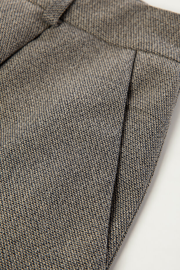 3x2 Pileli Bermuda Şort - 5