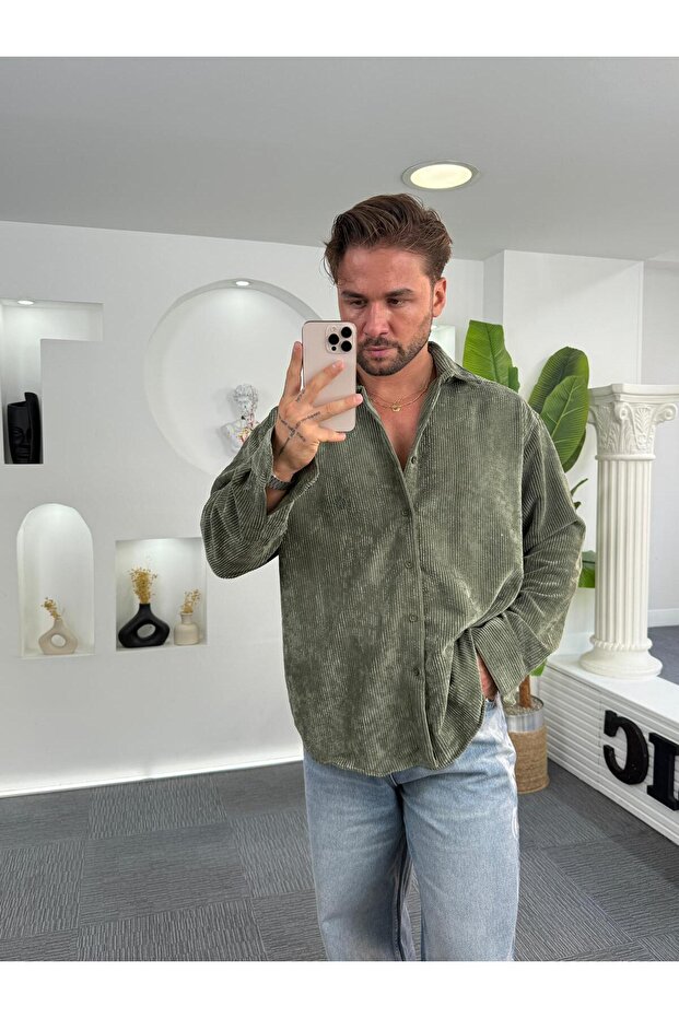 Giesto Kadife Gömlek - 3