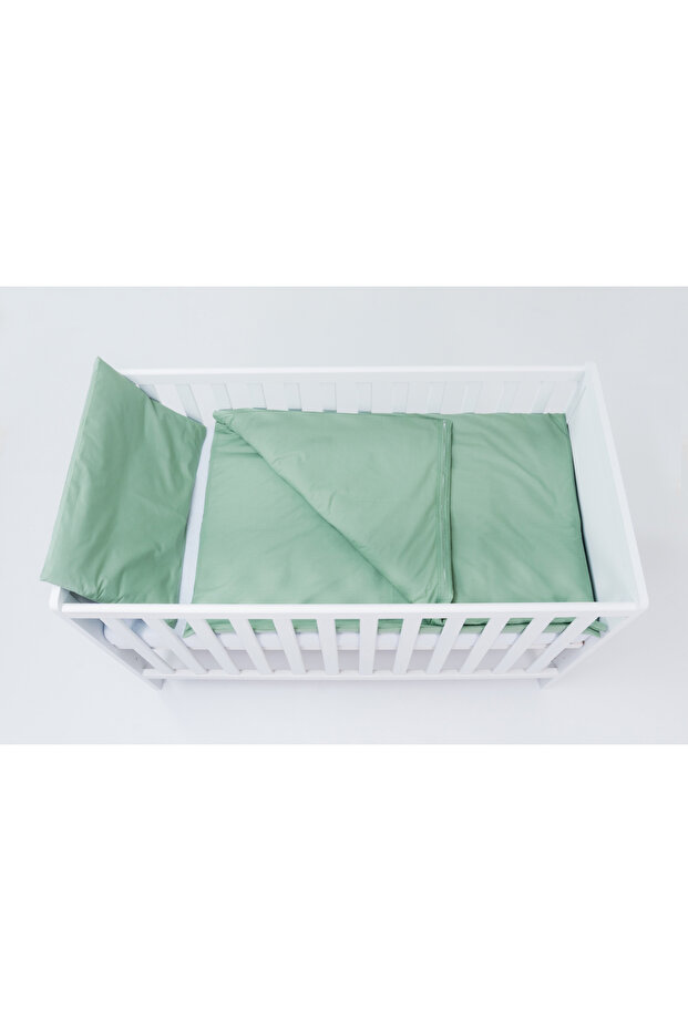 6-piece crib bedding set, Mint - 1