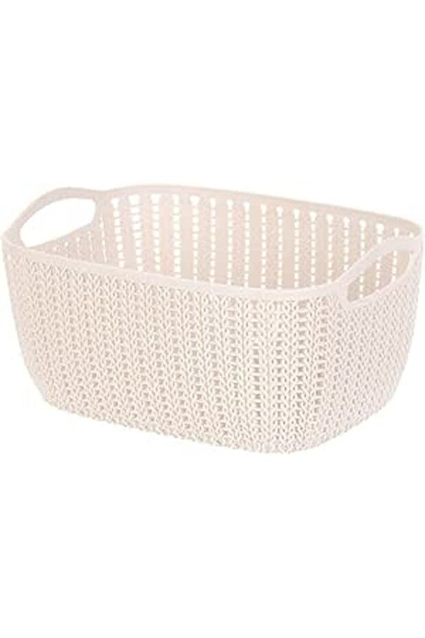 MINISO Small Rectangle Storage Bucket Laundry Basket for Dirty Cloth Grey