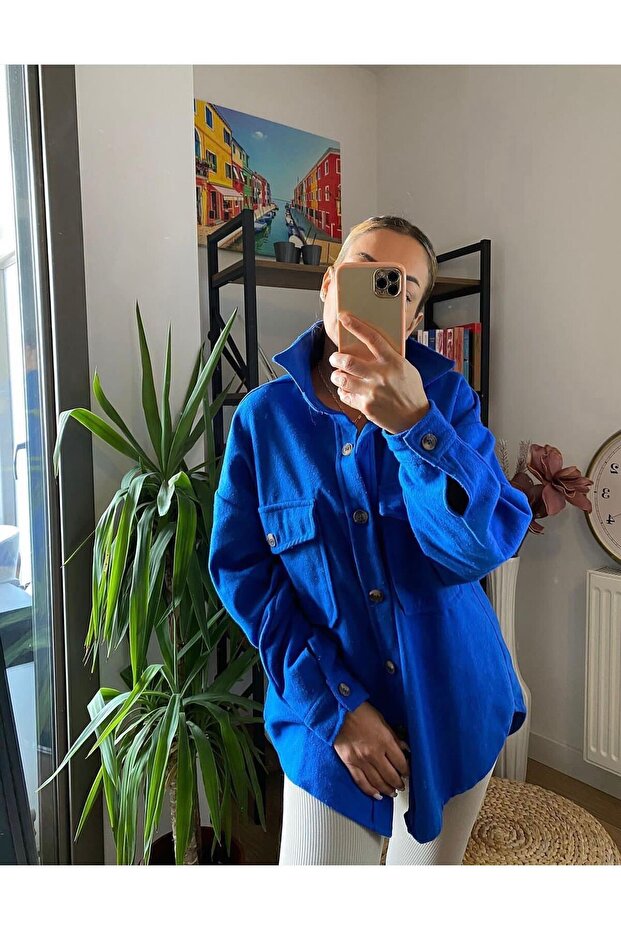 Kaşe Ceket Gömlek - 1