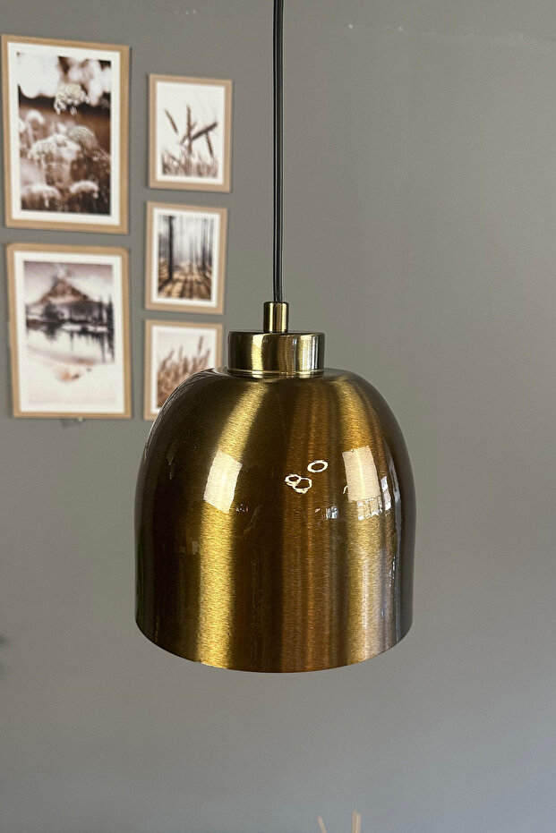 Deep Eskitme Küçük Planfonyer Rozans Başlık Tekli Avize Sarkıt Salon Mutfak Butik Aydınlatma Avize - 4