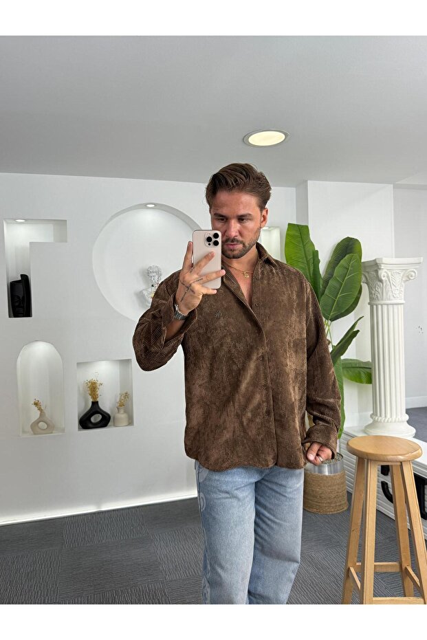 Giesto Kadife Gömlek - 4