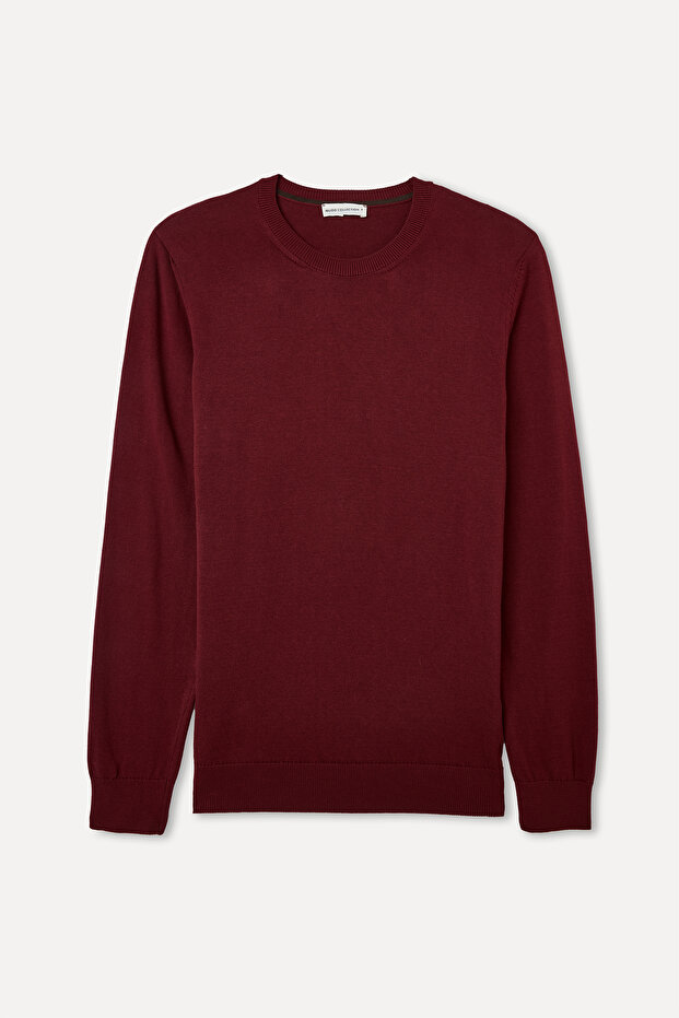 سترة متماسكة الرقبة الطاقم - 1