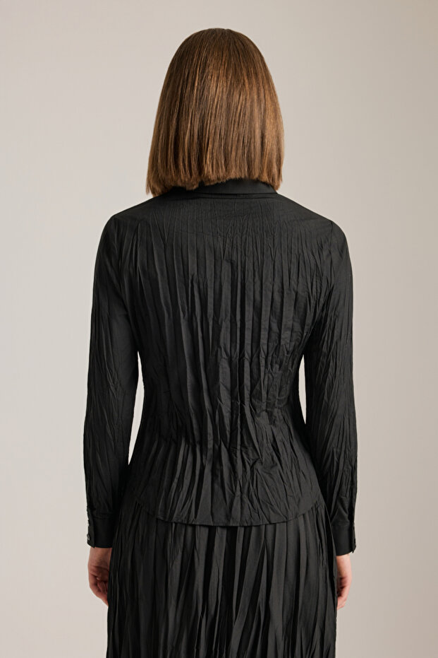 Kraşlı Cotton Gömlek - 6