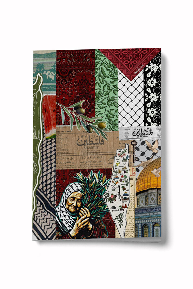 دفتر ملاحظات صغير بتصميم فلسطيني