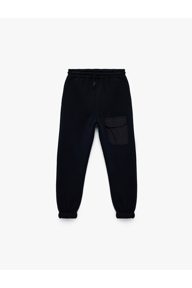 Şardonlu Cep Detaylı Basic Jogger Eşofman Altı - 1