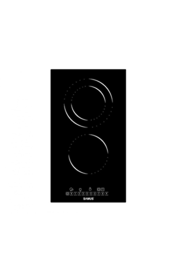 Built-in hob PSVE-32BG4, 2 cooking zones, vitroceramic, touch control, 9 power levels - 1