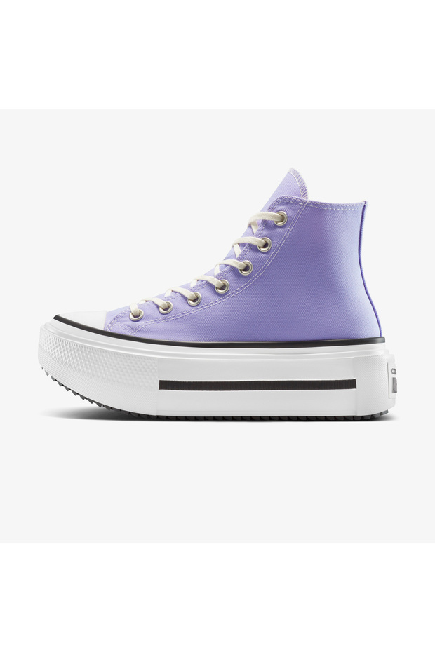 Chuck Taylor All Star Lift Double Stack Unisex Mor Sneaker - 4