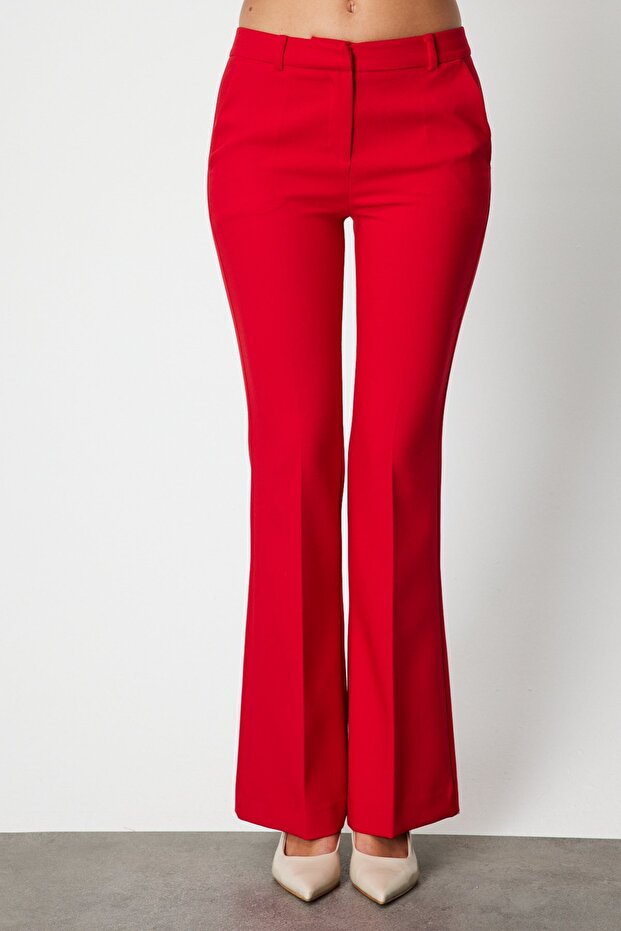 İspanyol Paça Yan Cepli Pantolon - 3