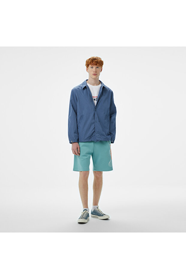 Unisex Mavi Yağmurluk - 3