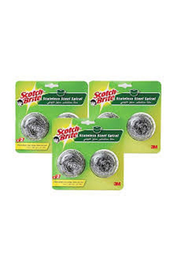 3M STAINLESS STEEL SPIRALS 2+1FREE 1X16