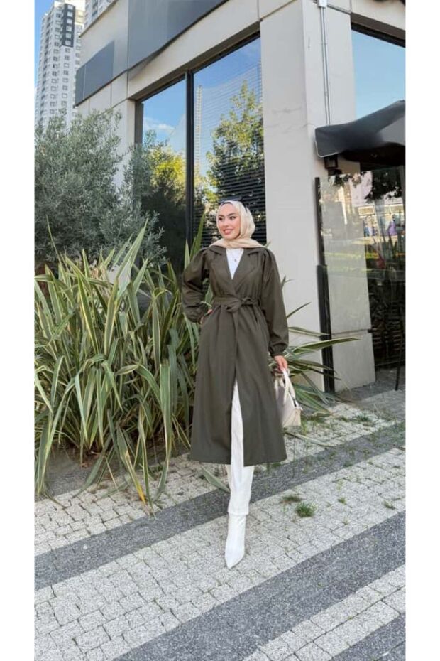 Kemerli Trençkot - 2