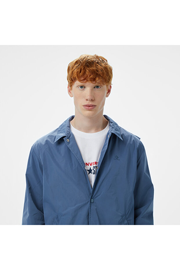 Unisex Mavi Yağmurluk - 4